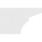 Ekena Millwork Standard Monterey Architectural Grade PVC Rafter Tail, 6"W X 10"H X 16"L RFTP06X10X16MON - alternate 3